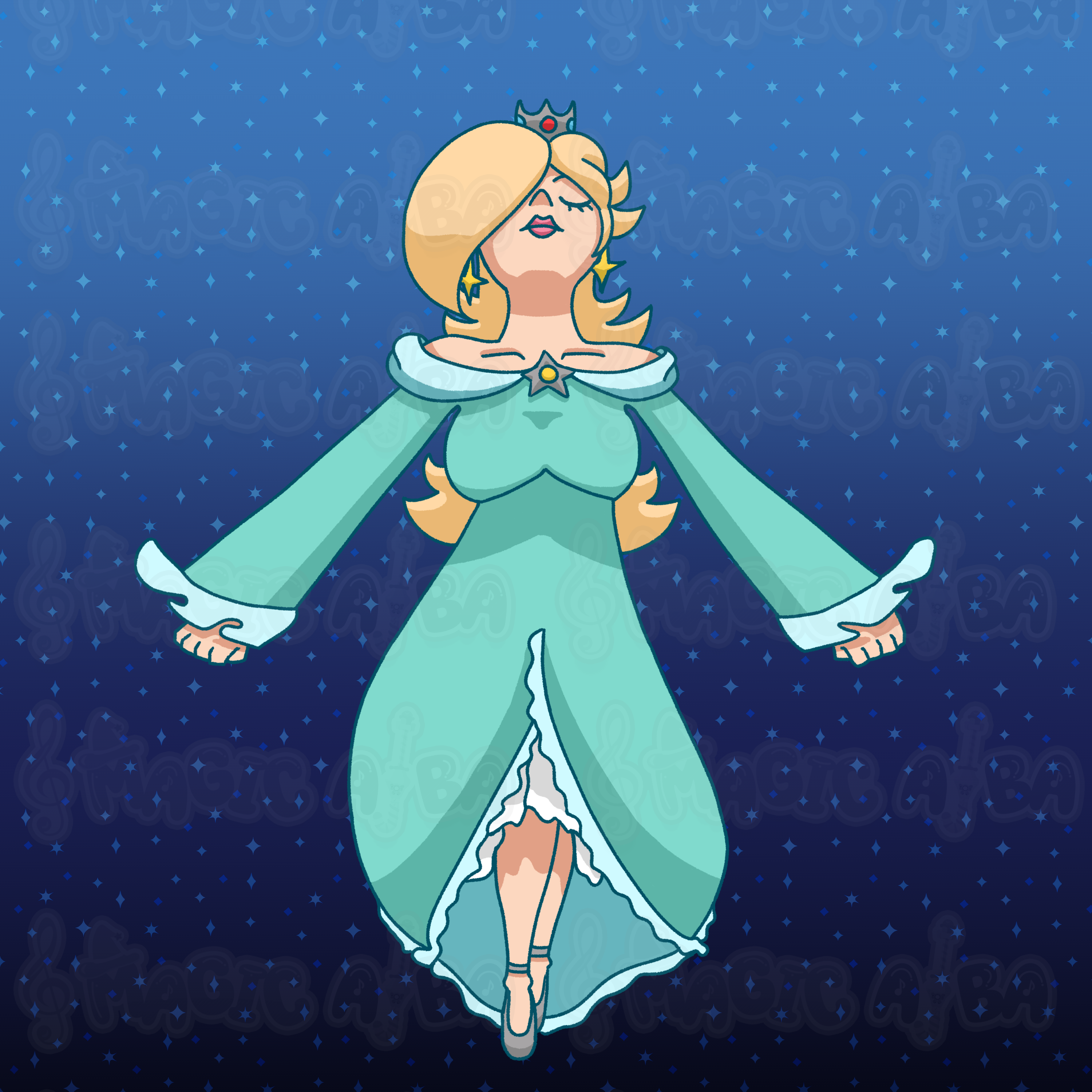 Dibujo de Estela de Mario Galaxy
