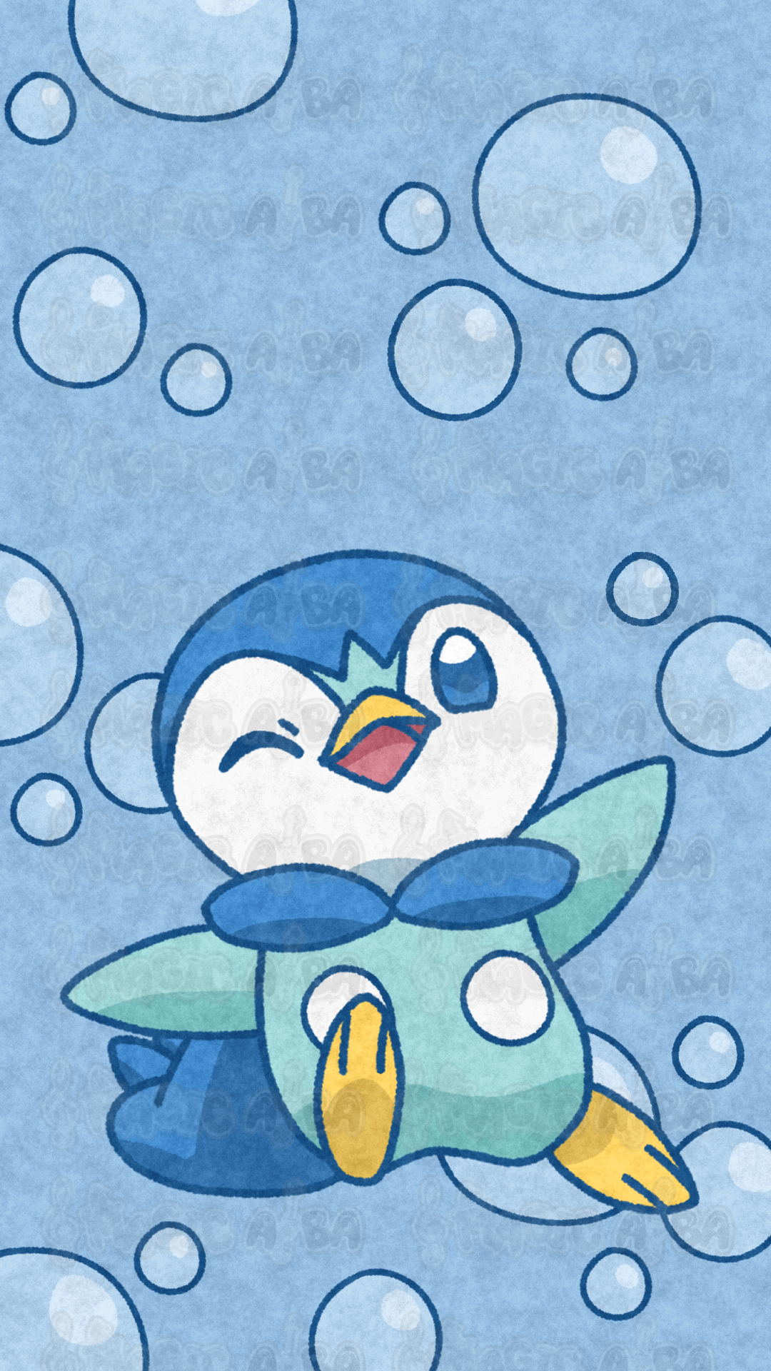 Dibujo pokemon Piplup