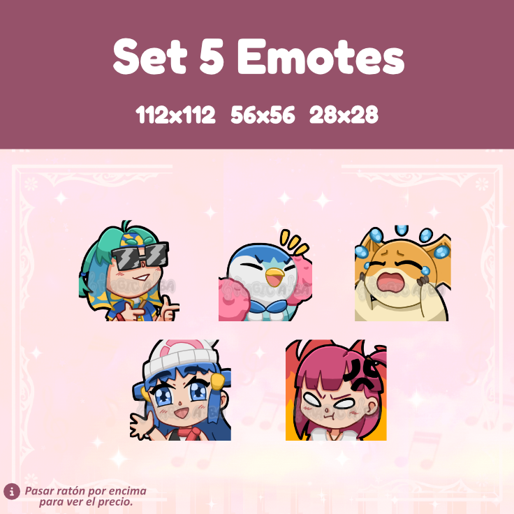 Pack 5 emotes