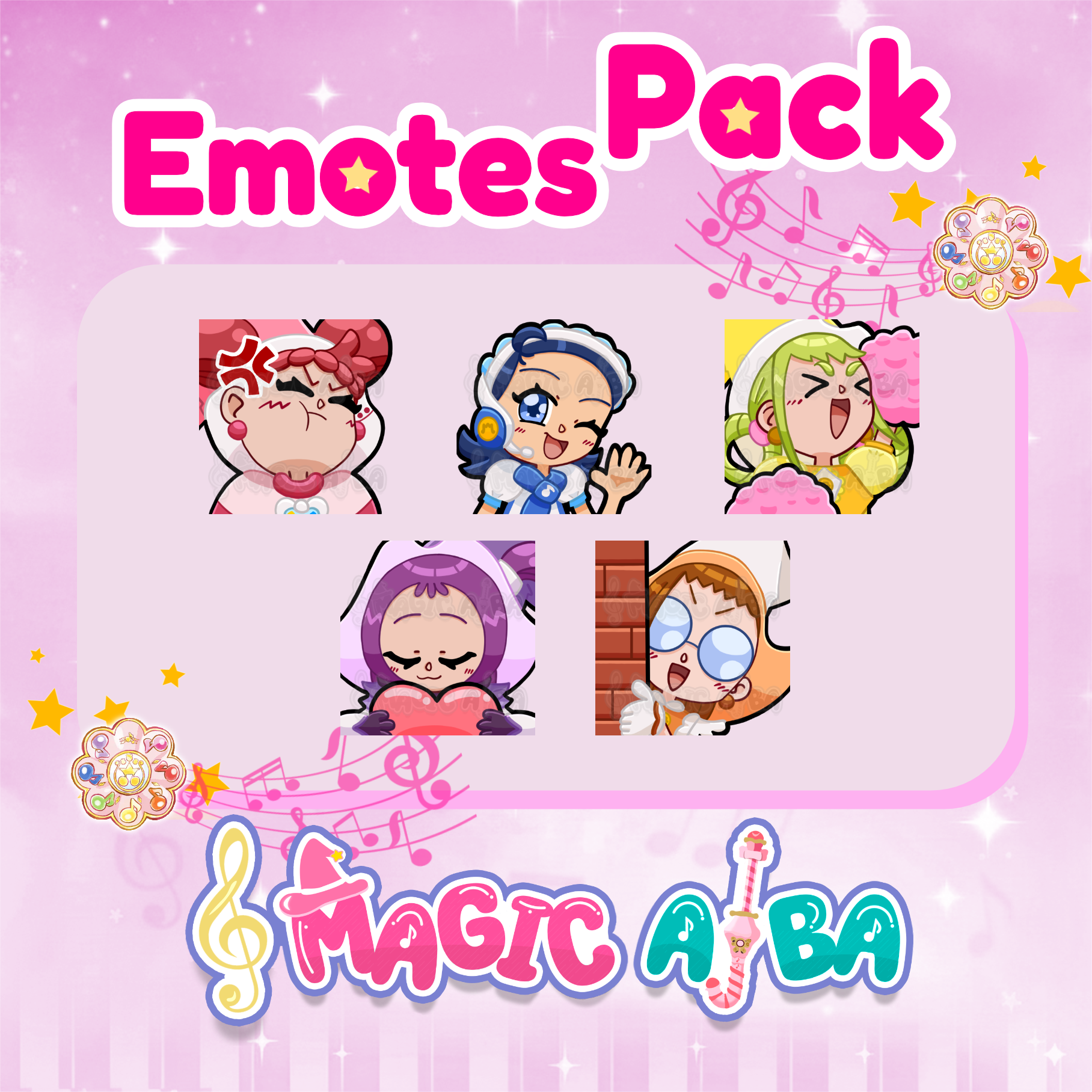Pack Emotes 2 Twitch Magicalba